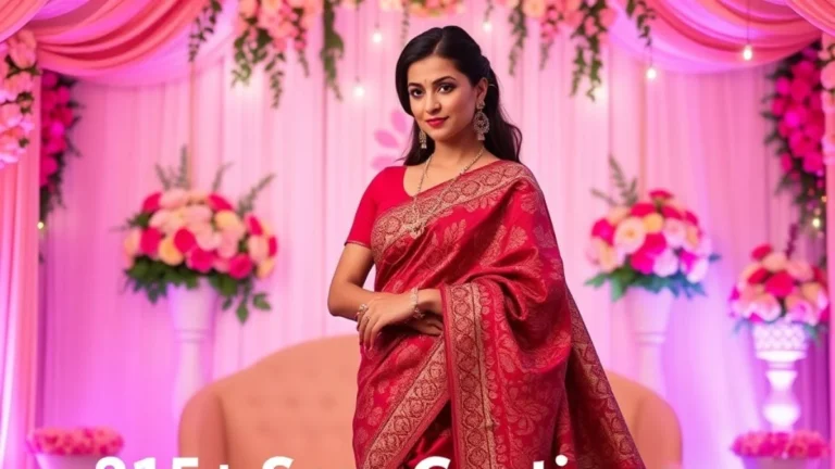 215+ Saree Captions for Instagram in 2026