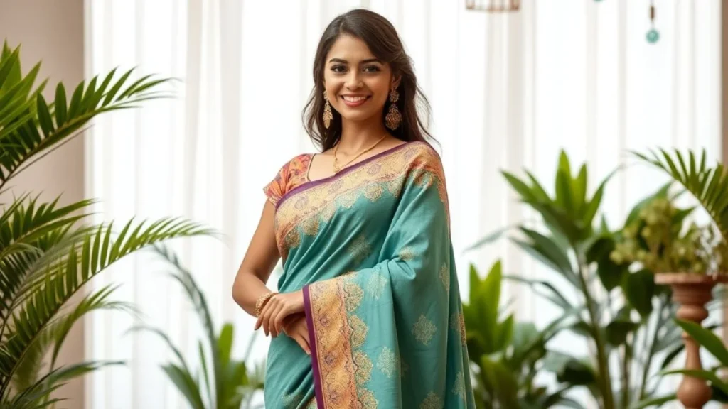 Modern Saree Captions for Instagram