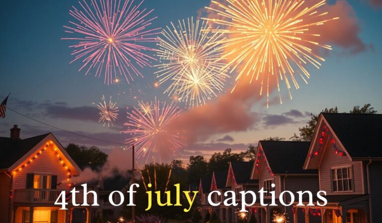 4th of july captions